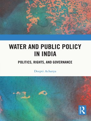 cover image of Water and Public Policy in India